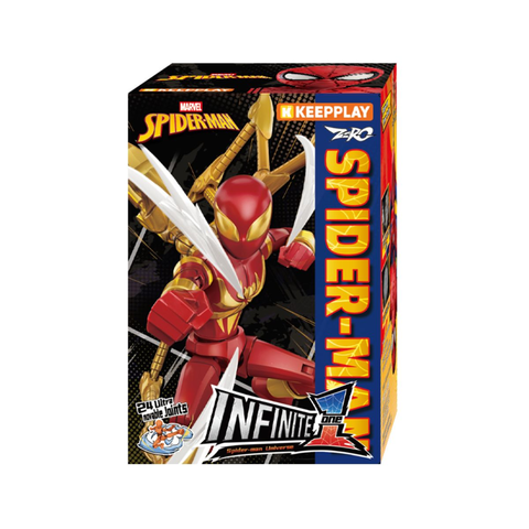 Keepplay Hộp Mù Mô Hình Lắp Ráp Marvel Zero Infinite Spiderman 73008 (Giao Mẫu Ngẫu Nhiên)