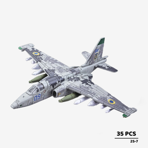 Xuja- 25-7- Bộ Lắp Ráp Mô Hình Máy Bay Chiến Đấu Su-25 Tỷ Lệ 1:72