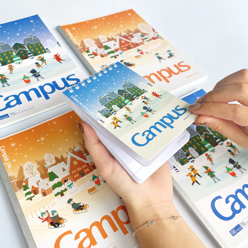 Campus - Sổ Lò Xo Winter Limited Kẻ Ngang RN-B7L160WL-04