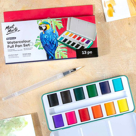 Mont Marte - Bộ Màu Nước Full Pan Set Signature PMHS0108