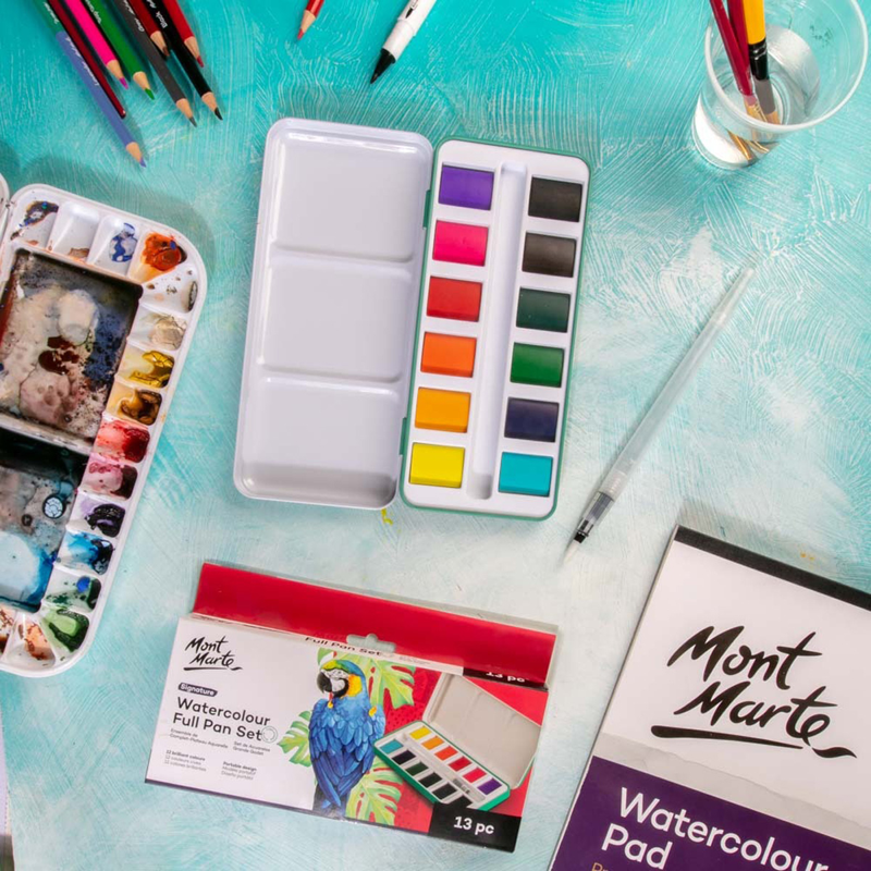Mont Marte - Bộ Màu Nước Full Pan Set Signature PMHS0108