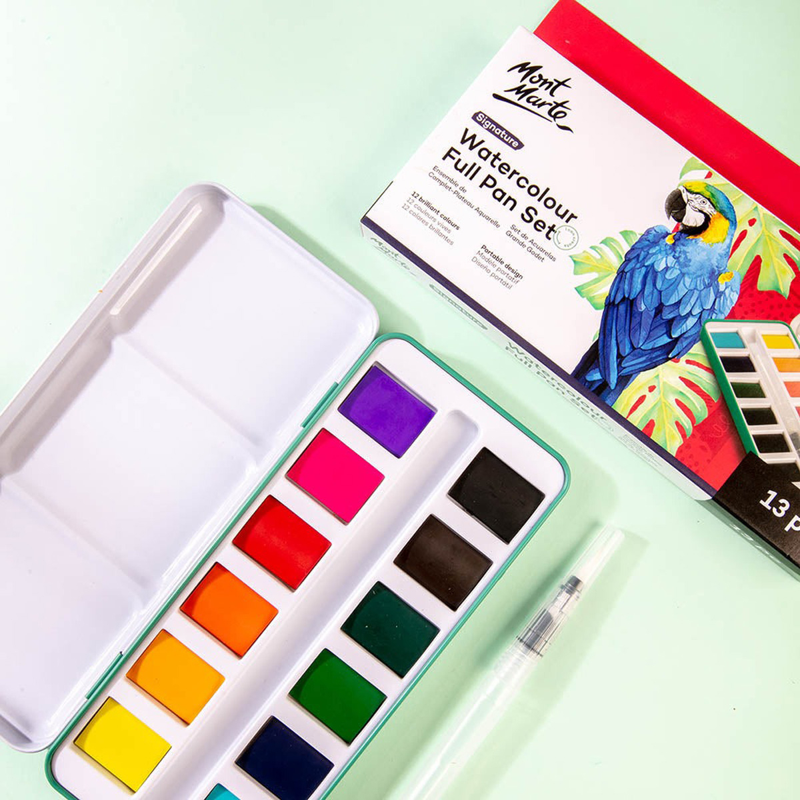 Mont Marte - Bộ Màu Nước Full Pan Set Signature PMHS0108