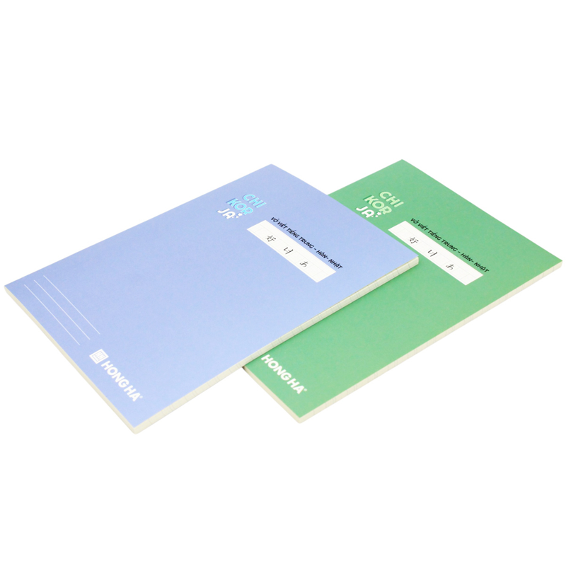 Hồng Hà - Tập Học Ngoại Ngữ Study Chi-Kor-Ja B5 120tr 70gsm Ô Vuông 1467