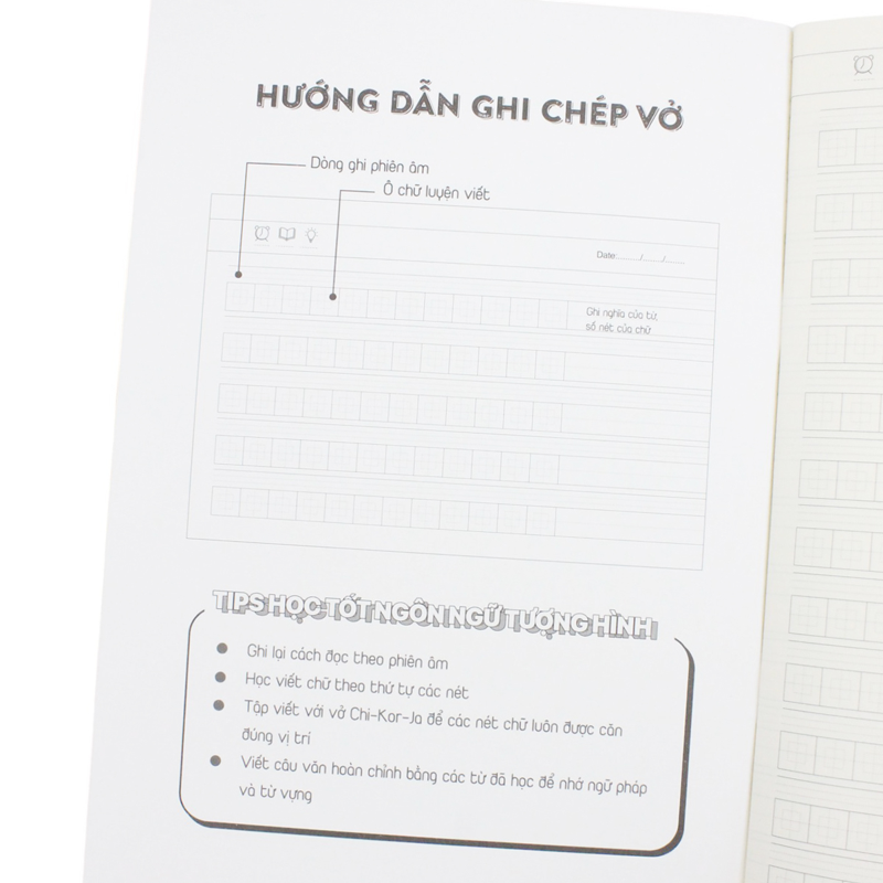 Hồng Hà - Tập Học Ngoại Ngữ Study Chi-Kor-Ja B5 120tr 70gsm Ô Vuông 1467