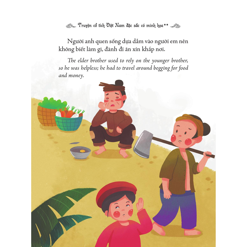 Truyện Cổ Tích Việt Nam Đặc Sắc Có Minh Họa Tập 2 (Song Ngữ Việt Anh) - Xanh