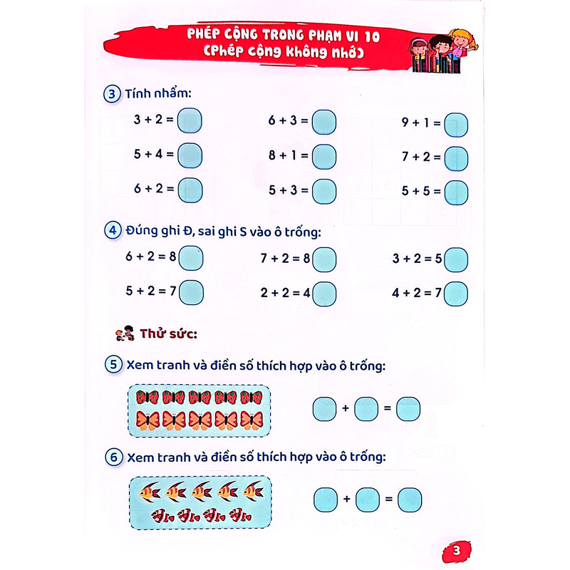 Bí Quyết Học Giỏi Toán-Rèn Kỹ Năng Cộng Trừ Trong Phạm Vi Cho Trẻ 6-7 Tuổi