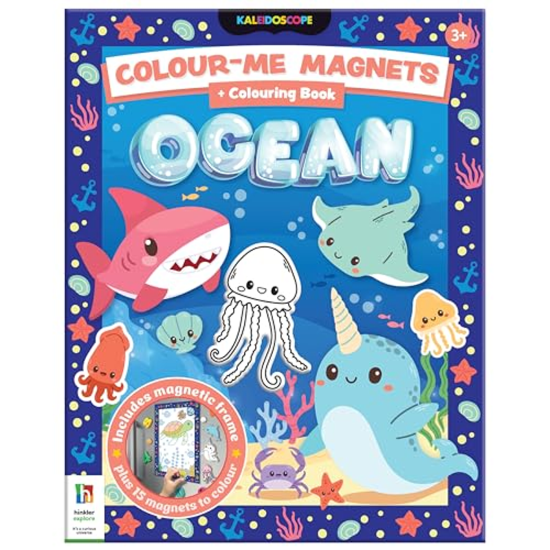 Colour-Me-Magnets: Ocean (Colouring book)