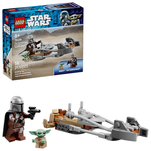 Lego Star Wars Đồ Chơi Lắp Ráp Chiến Xa Bay Của Mandalorian & Grogu 75436 (Vta)