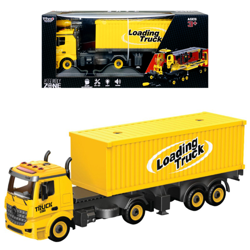 Vecto Đồ Chơi Lắp Ráp Vecto Diy - Xe Tải Thùng Container Vt9086a