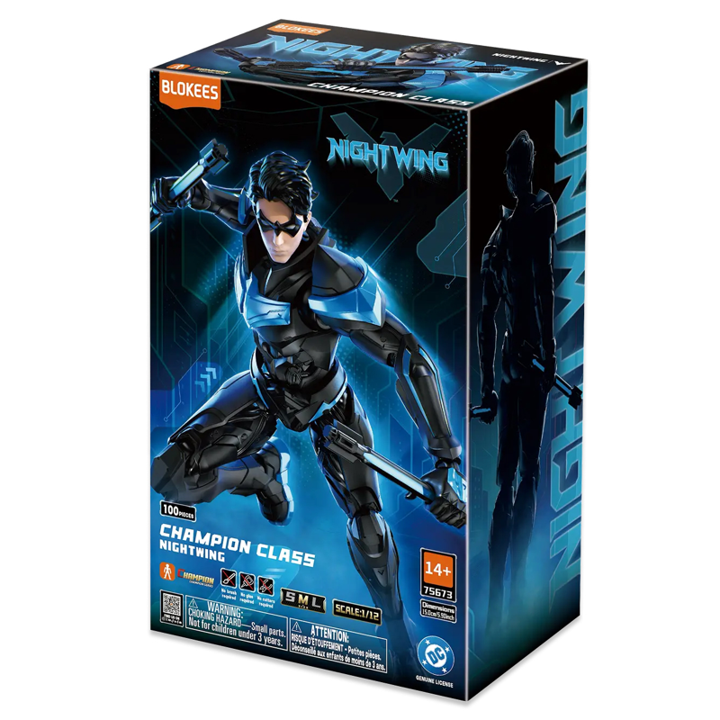 Blokees Mô Hình - Dc - Champion Class Cc03 - Nightwing - EC04
