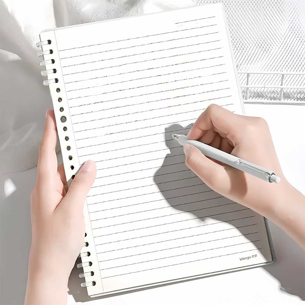Stacom Sổ Tay Khổ A5, 60 Trang, 80gsm, 148x215mm - Original (Sổ Còng Nhựa)
