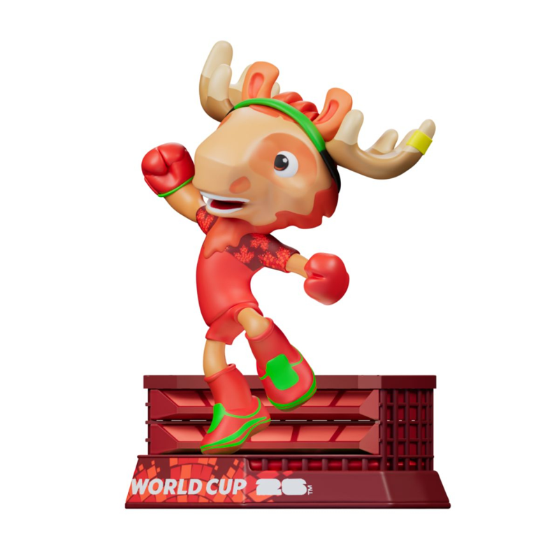 Seasonal Collection Mô Hình Linh Vật World Cup 2026 - Maple Canada 6cm