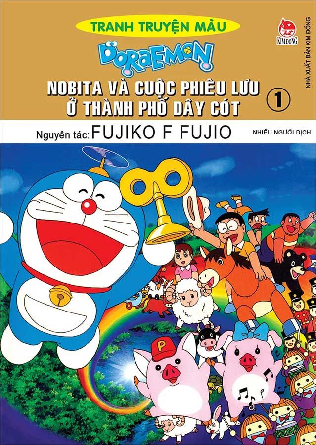 Tranh Truyện Màu Doraemon - Nobita Và Cuộc Phiêu Lưu Ở Thành Phố Dây Cót - Tập 1