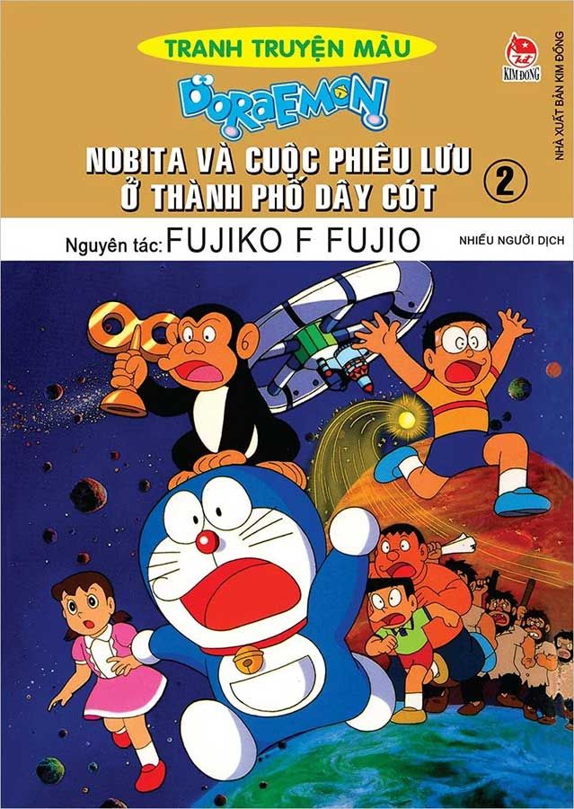 Doraemon Tranh Truyện Màu - Nobita Và Cuộc Phiêu Lưu Ở Thành Phố Dây Cót - Tập 2