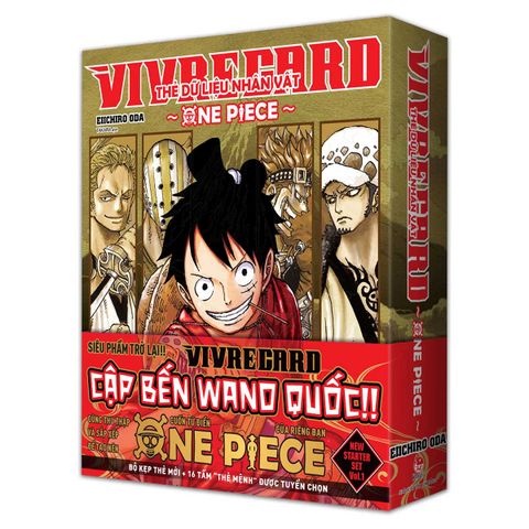 Vivre Card - Thẻ Dữ Liệu Nhân Vật One Piece - New Starter Set - Vol. 1 (Kèm kẹp thẻ)