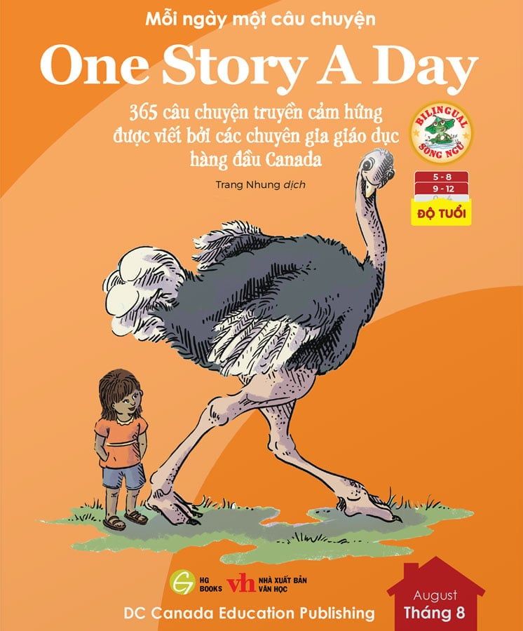 One Story A Day - Mỗi Ngày Một Câu Chuyện - 365 Câu Chuyện Truyền Cảm Hứng Được Viết Bởi Các Chuyên Gia Giáo Dục Hàng Đầu Canada - Tháng 8