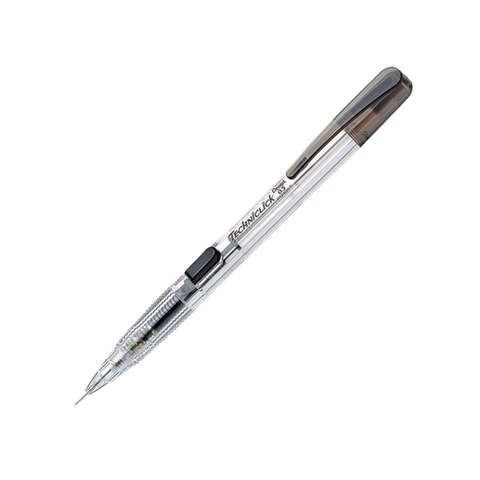 Pentel - Bút Chì Kim Thân Trong Techni Bấm Cạnh, Nét 0.5mm - Đen - PD105T-A-ND