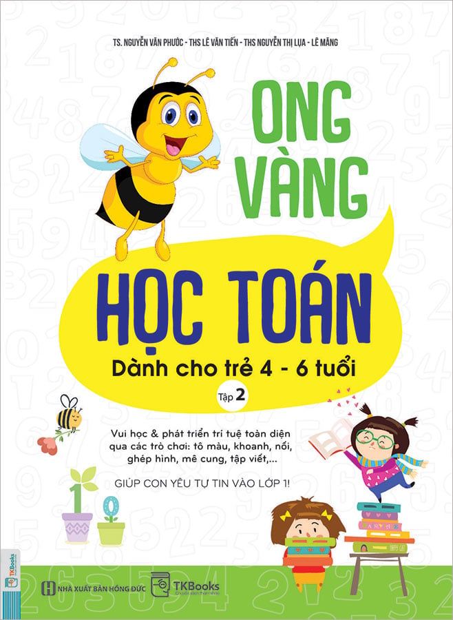 Ong Vàng Học Toán Dành Cho Trẻ 4-6 Tuổi (Tập 2)