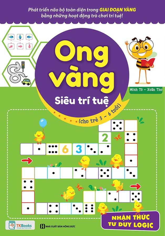 Ong Vàng Siêu Trí Tuệ Cho Trẻ 3-6 Tuổi – Nhận Thức, Tư Duy Logic