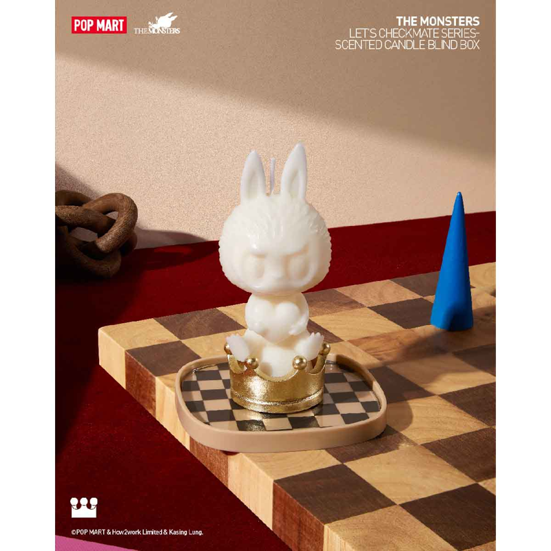 Pop Mart - Nến Thơm The Monsters Let's Checkmate Series (Giao mẫu ngẫu nhiên)