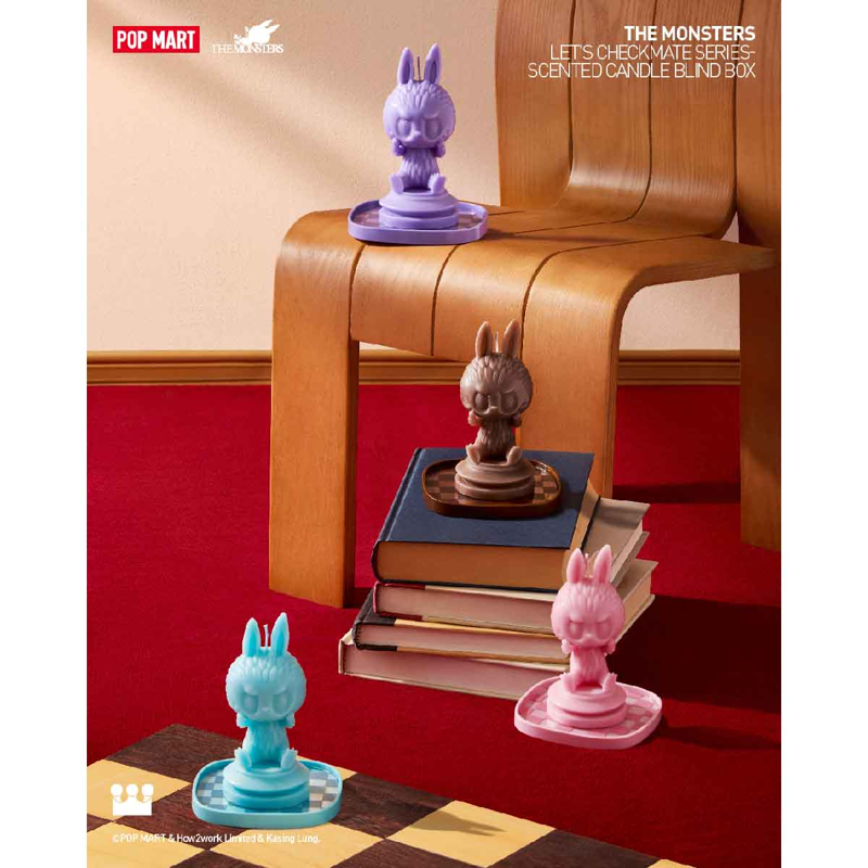 Pop Mart - Nến Thơm The Monsters Let's Checkmate Series (Giao mẫu ngẫu nhiên)