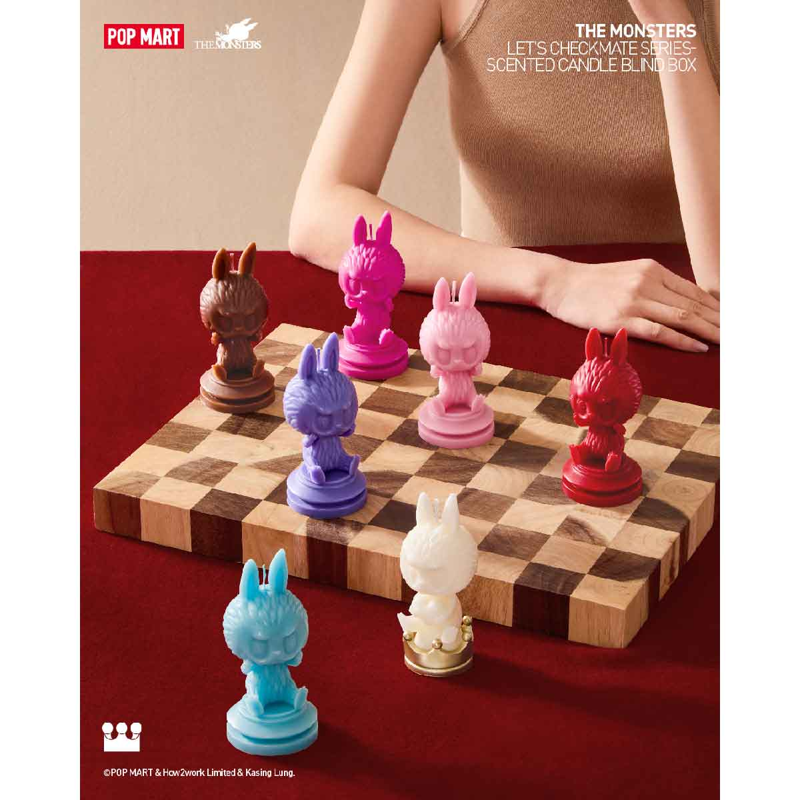 Pop Mart - Nến Thơm The Monsters Let's Checkmate Series (Giao mẫu ngẫu nhiên)