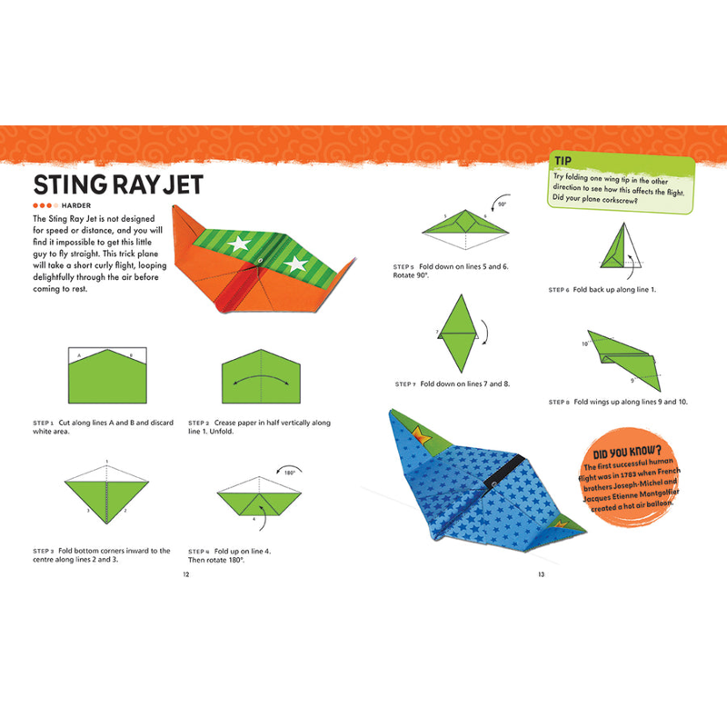 Origami Activity Book - Paper Planes