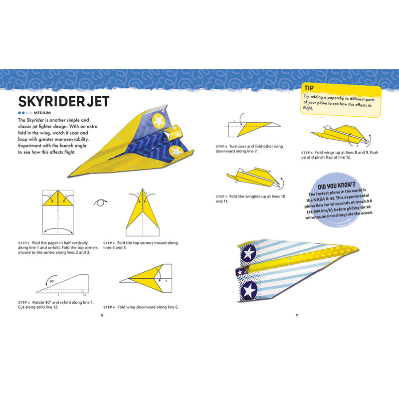 Origami Activity Book - Paper Planes