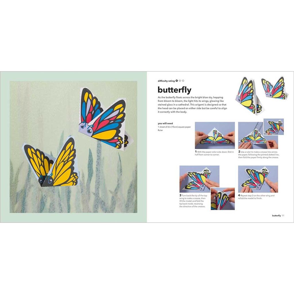 Origami Garden: 35 Butterflies, Birds, Flowers, And More To Fold In An Instant