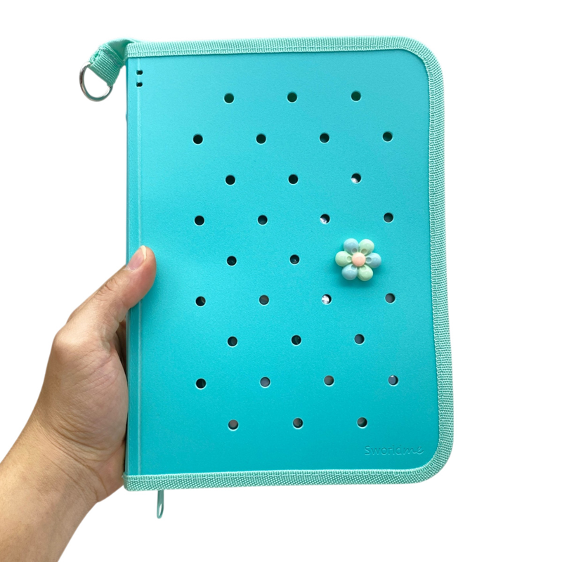 Sworld - Sổ Tay Sưu Tập A5 Kèm Charm Kéo Khóa - Blue