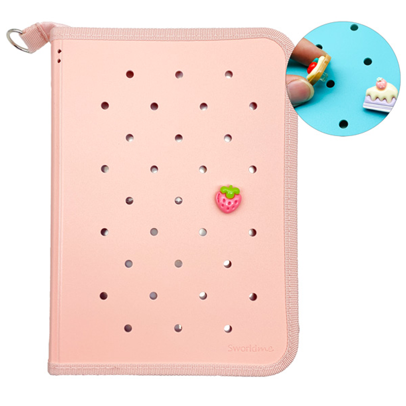 Sworld - Sổ Tay Sưu Tập A5 Kèm Charm Kéo Khóa - Red