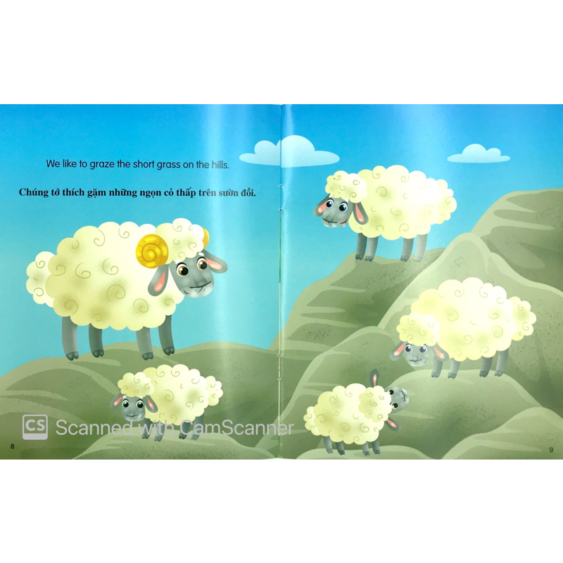 Những Câu Chuyện Về Thế Giới Loài Vật - Tớ Là Một Chú Cừu (Song ngữ Anh-Việt)
