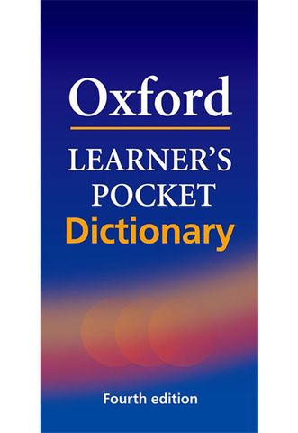 Oxford Learner's Pocket Dictionary, 4th edition