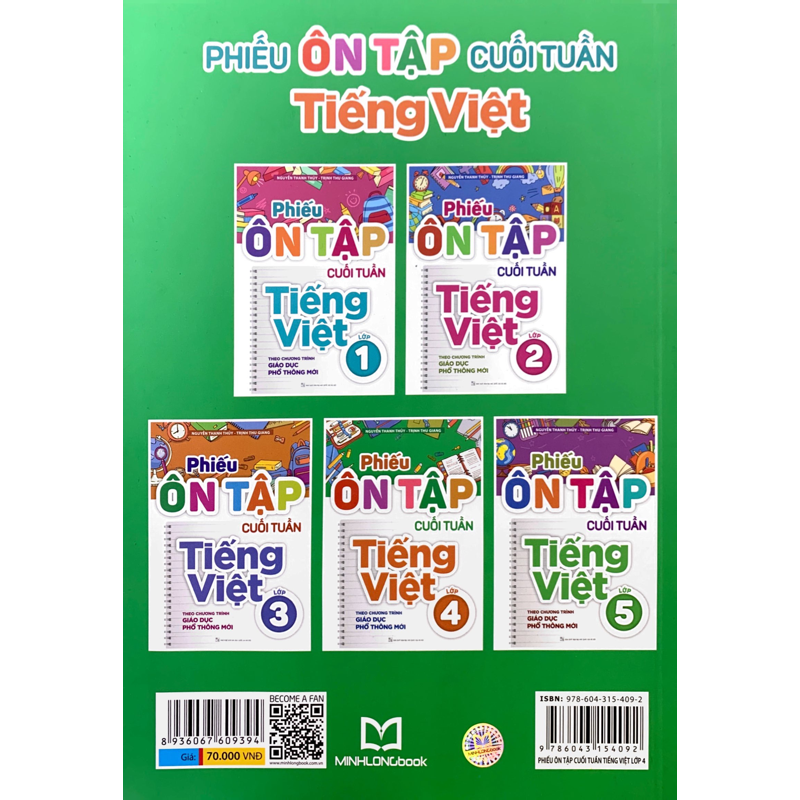 Phiếu Ôn Tập Cuối Tuần Tiếng Việt Lớp 4 Theo Chương Trình GDPT Mới
