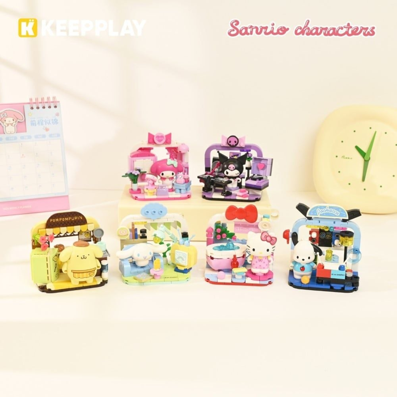 Keepplay - Lắp Ráp Hộp Mù Sanrio - Have Fun at Home K20849 (Giao mẫu ngẫu nhiên)