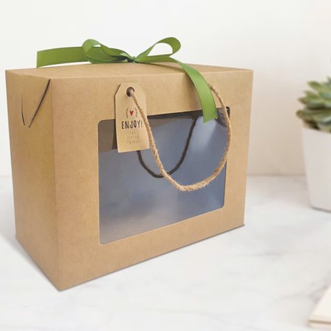 Linh Lan - Hộp Xếp Kraft Quai Xách Kính