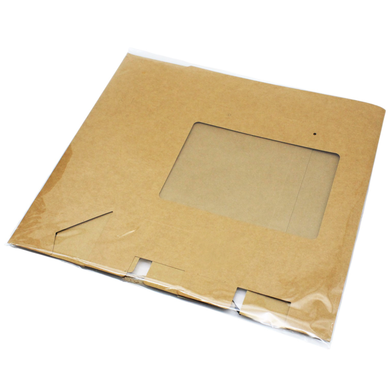 Hộp Xếp Kraft Quai Xách Kính - Cao 21 Ngang 28 Sâu 10