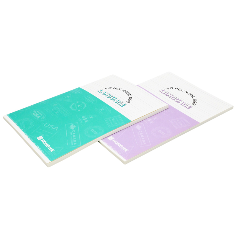 Hồng Hà - Vở Học Ngoại Ngữ Study Languge B5 120Tr 70Gsm KNNN-1465 (Giao mẫu ngẫu nhiên)