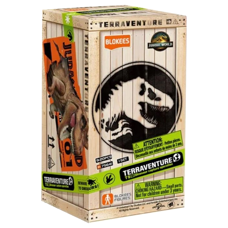Mô Hình Lắp Ráp - Jurassic World - Terraventure TS01 - Blokees - EJ01 (Giao Mẫu Ngẫu Nhiên)