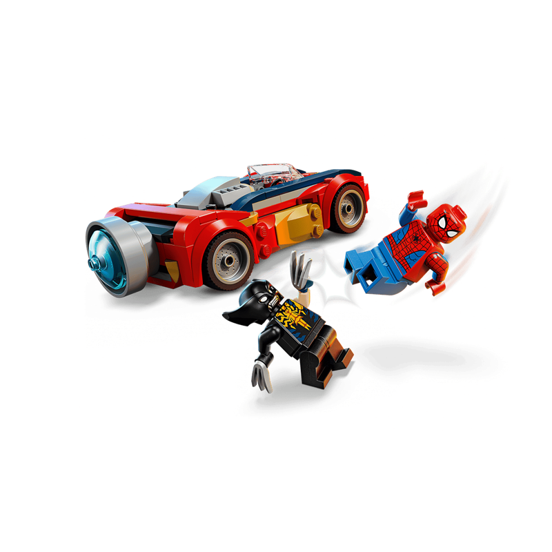 Lego Superheroes Lắp Ráp Xe Spider-Man Và Wolverine Bị Venom Hóa 76336