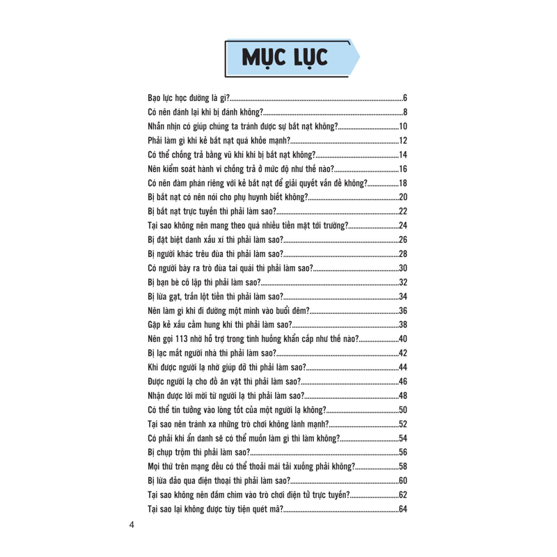 60 Bài Học Giúp Trẻ Tự Bảo Vệ Bản Thân - Phòng Chống Bạo Lực Học Đường Và Lừa Đảo Trực Tuyến