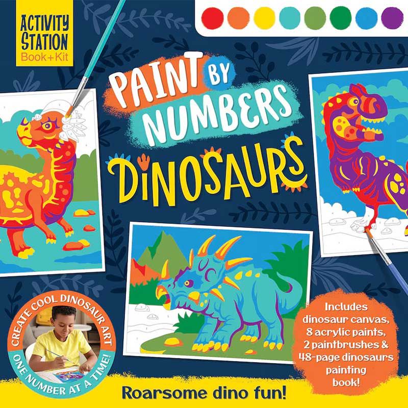 Paint By Numbers Dinosaur