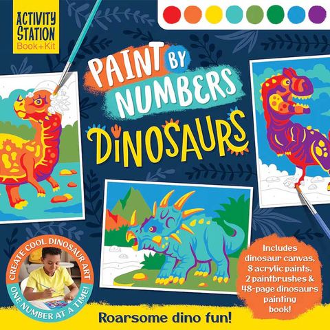Paint By Numbers Dinosaur