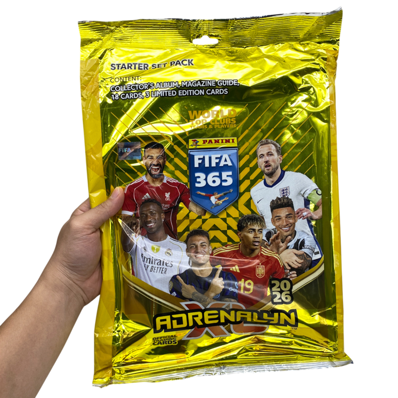 Panini Bộ Thẻ Hình Khởi Đầu Fifa 365 2026 Adrenalyn (Giao Mẫu Ngẫu Nhiên)