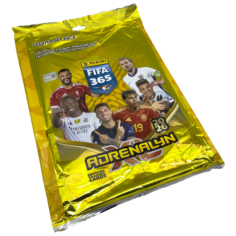 Panini Bộ Thẻ Hình Khởi Đầu Fifa 365 2026 Adrenalyn (Giao Mẫu Ngẫu Nhiên)