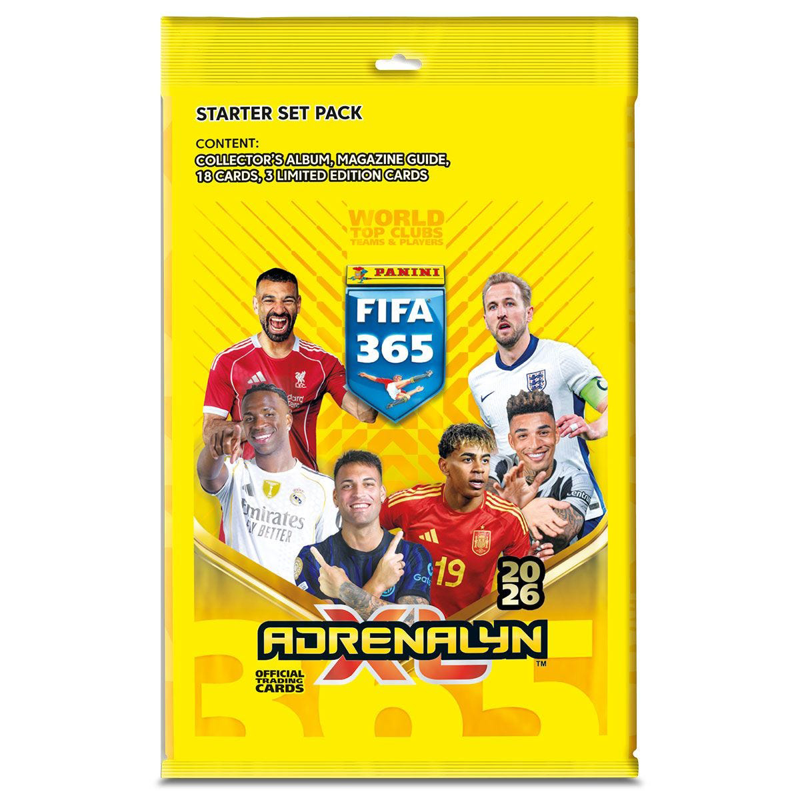 Panini Bộ Thẻ Hình Khởi Đầu Fifa 365 2026 Adrenalyn (Giao Mẫu Ngẫu Nhiên)