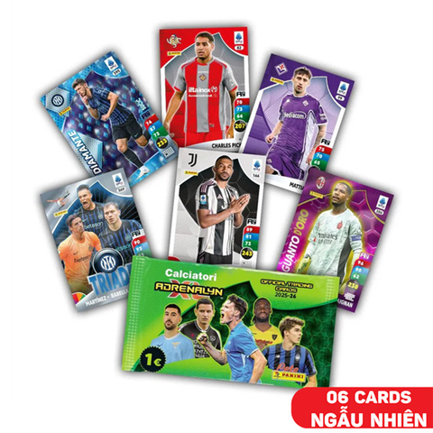 Panini Gói Thẻ Hình Calciatori Aldrenalyn Xl 25-26 (Giao Mẫu Ngẫu Nhiên)