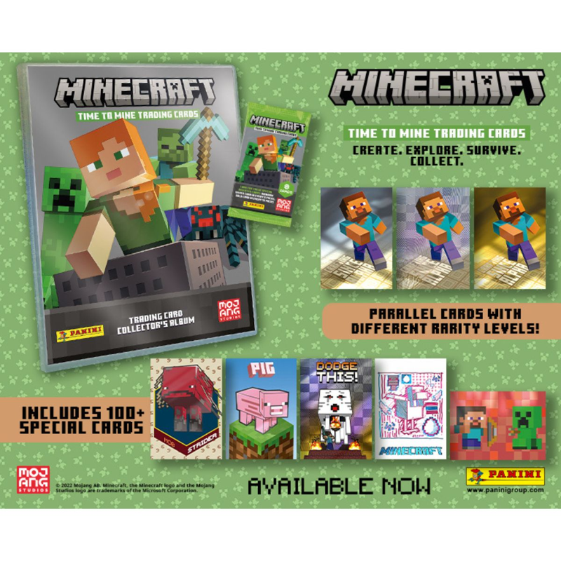 Panini Gói Thẻ Hình Minecraft