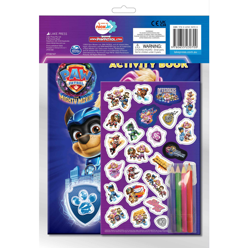 Paw Patrol - Activity Fun Pack - The Mighty Movie