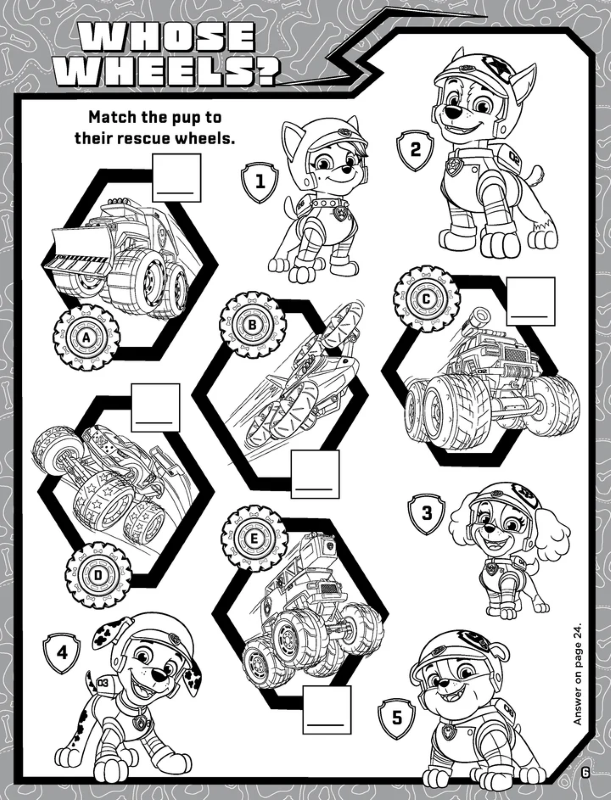 Paw Patrol - Activity Kit - Rescue Wheels